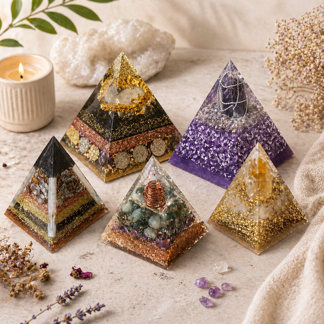 Orgonite Pyramids