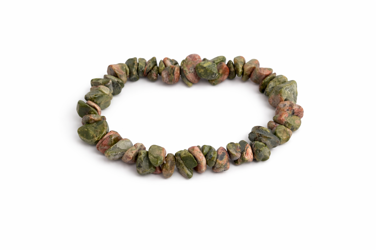 Natural Crystal Chip Bracelet