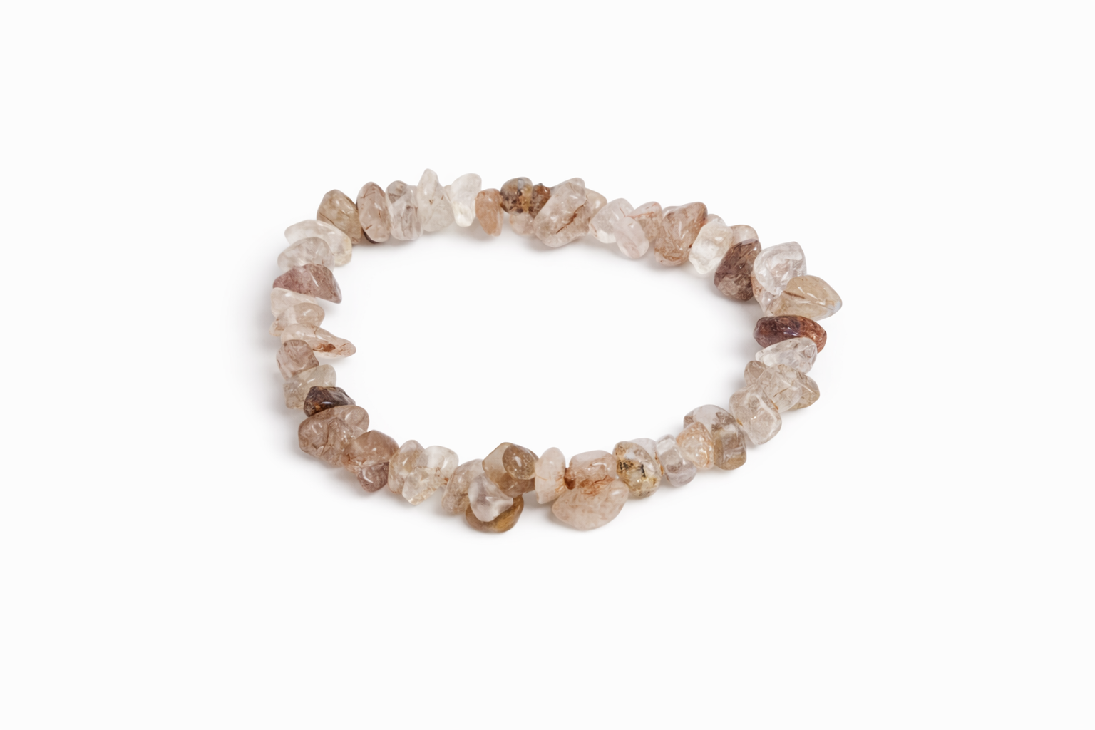 Natural Crystal Chip Bracelet