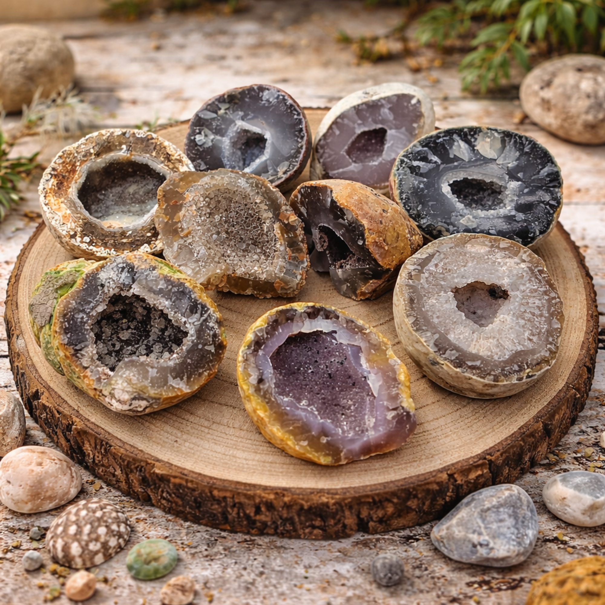 Druzy Agate Geode
