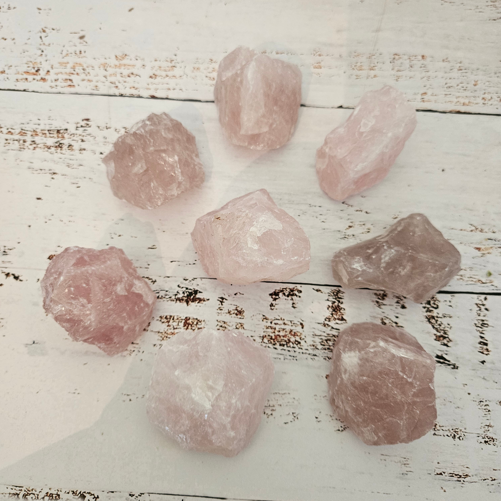 Raw Rose Quartz Crystal