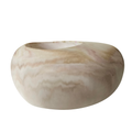 Eco Resin T-Light Holder - Pebble Shaped