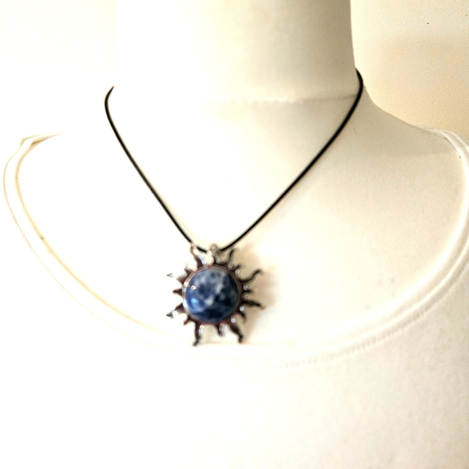Sunburst Crystal Pendant