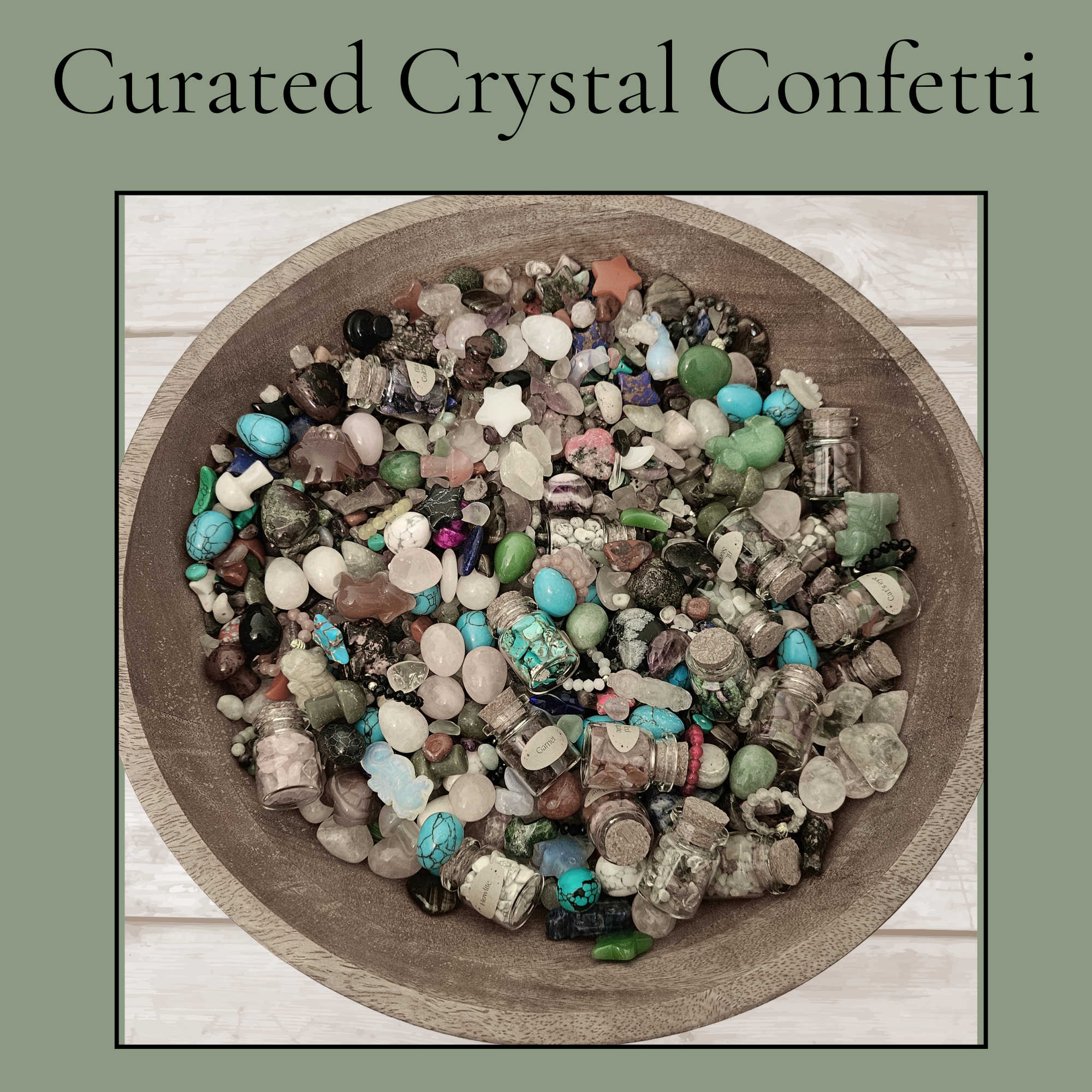 Curated Crystal Confetti – Premium Scoop