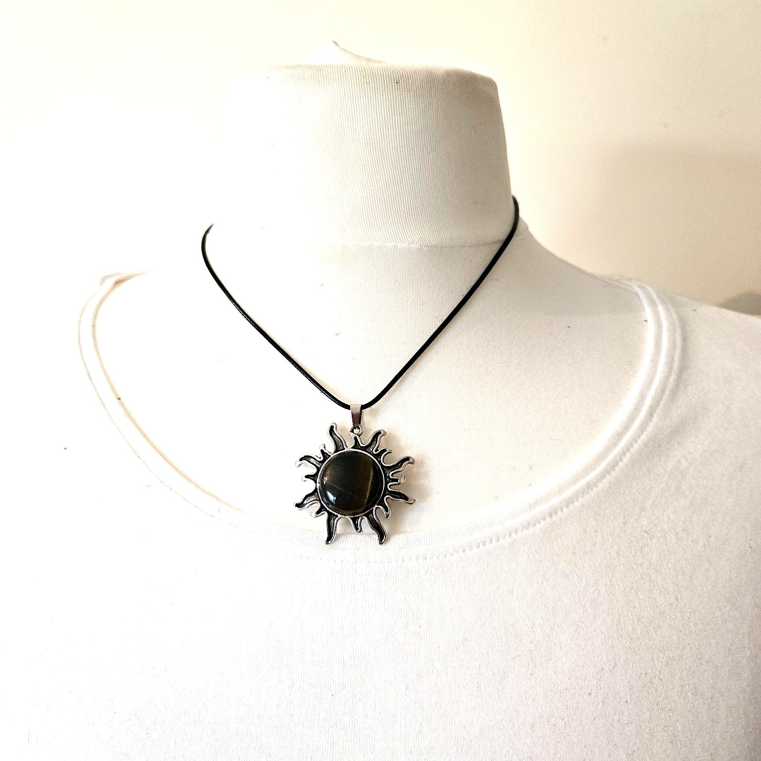 Sunburst Crystal Pendant