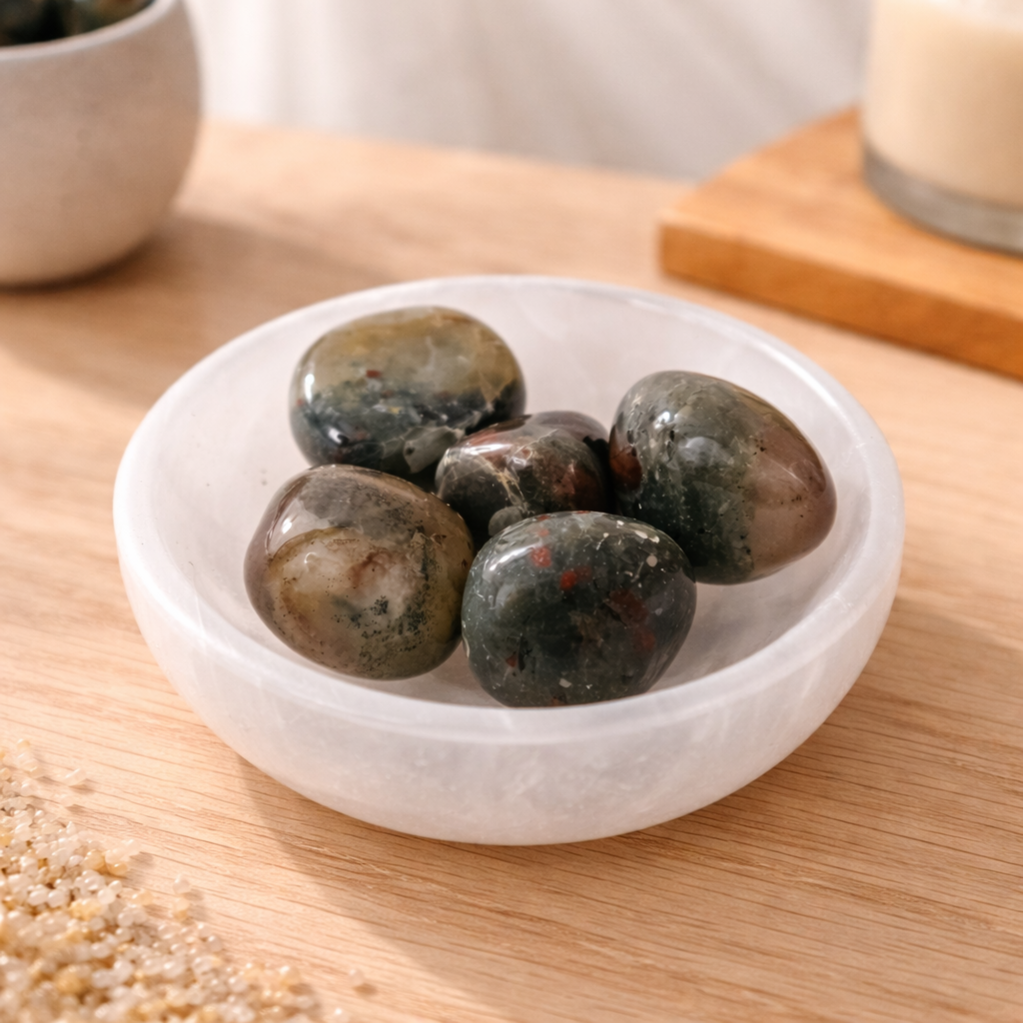 Bloodstone Tumble Stones