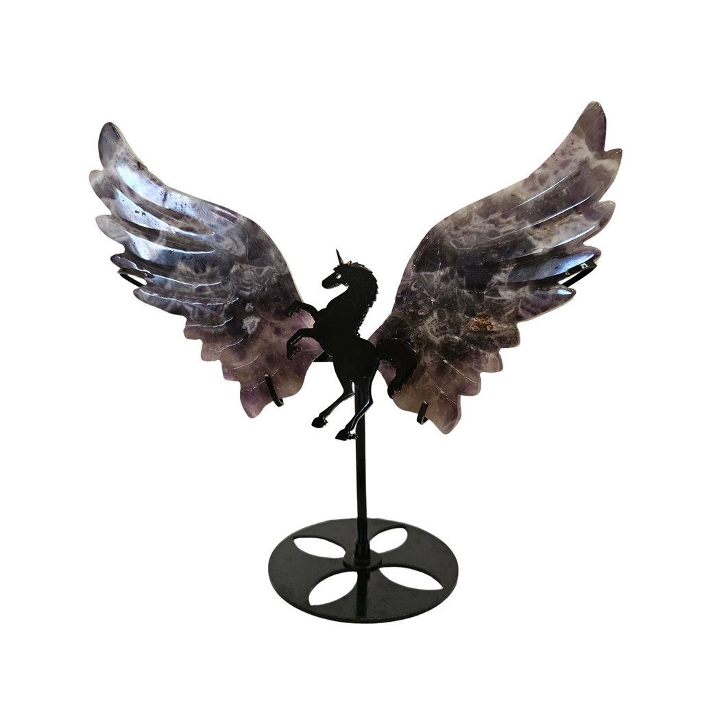 Amethyst Flying Horse Wings