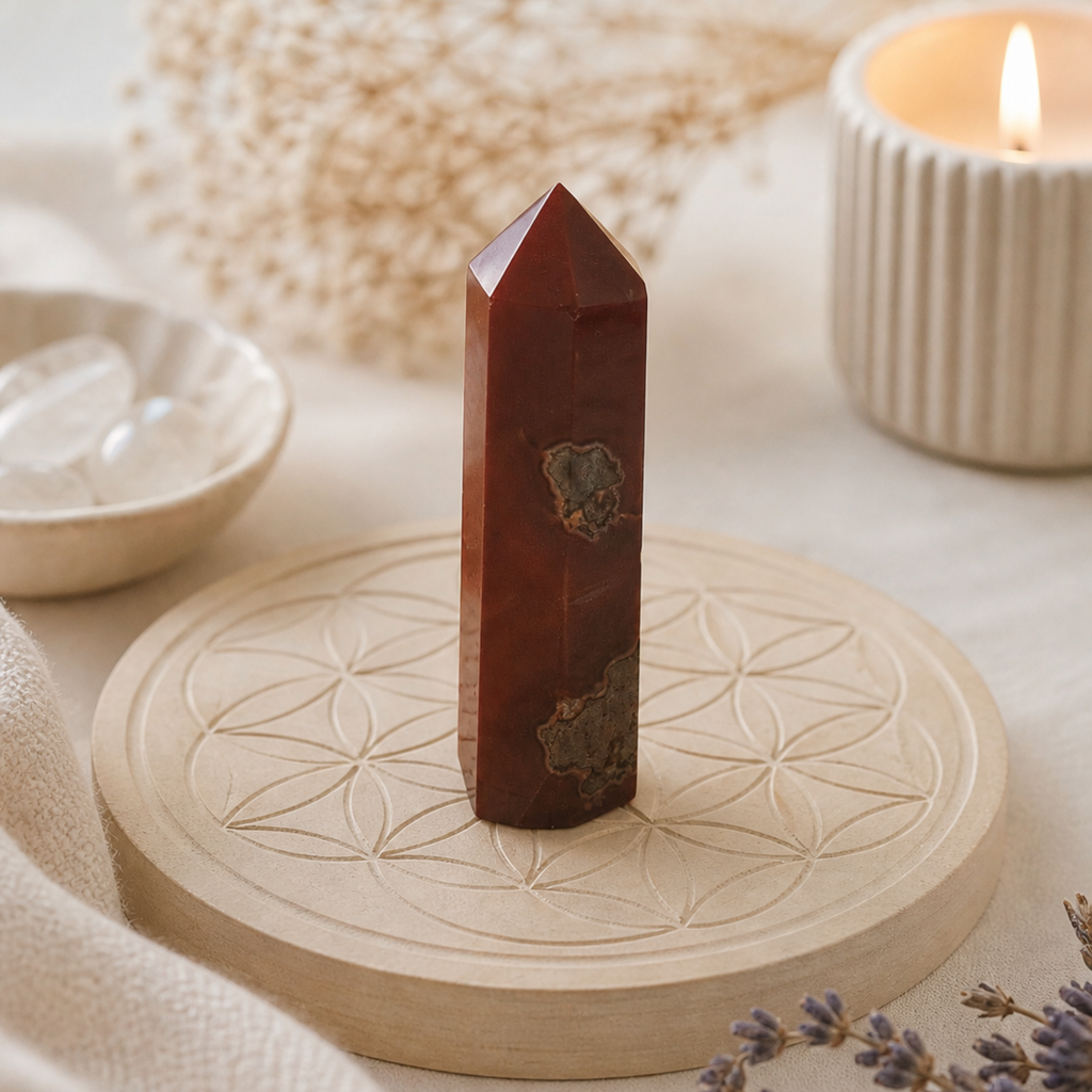 Carnelian Crystal Tower