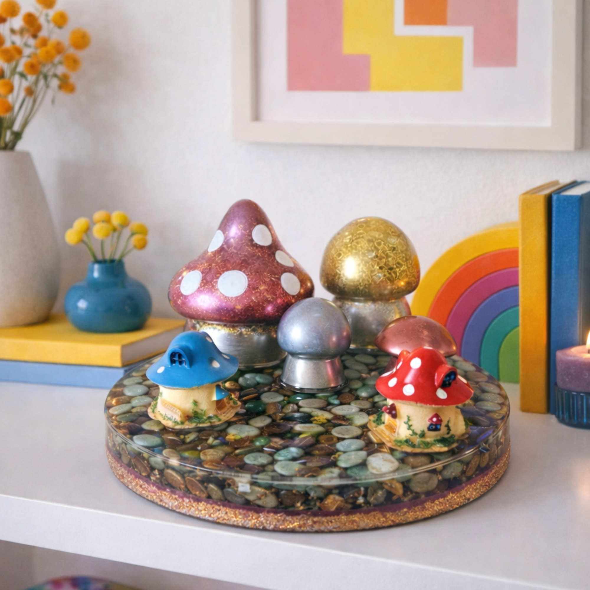 Orgonite Mushroom Charging Plate