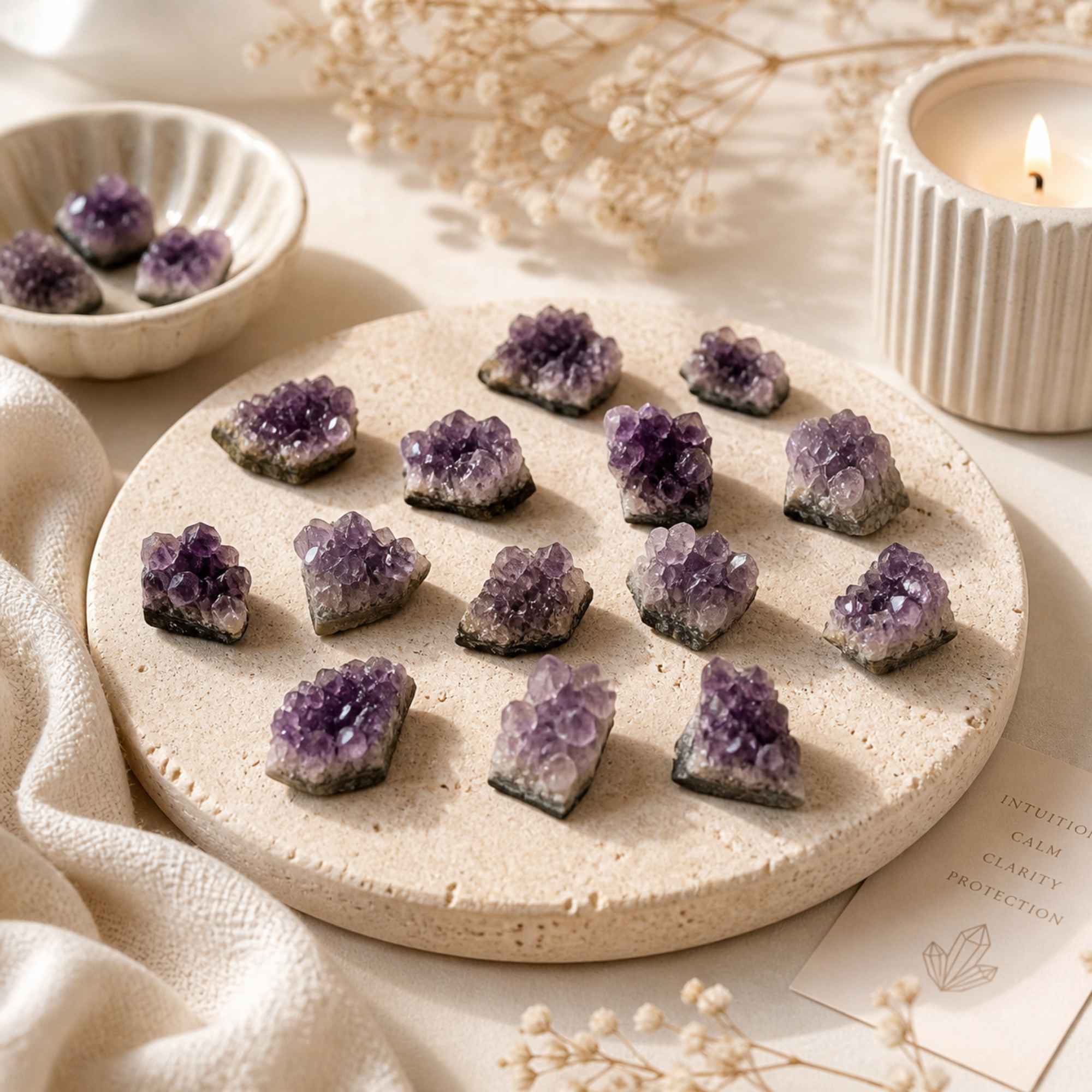 Mini Amethyst Cluster – Intuitively Chosen