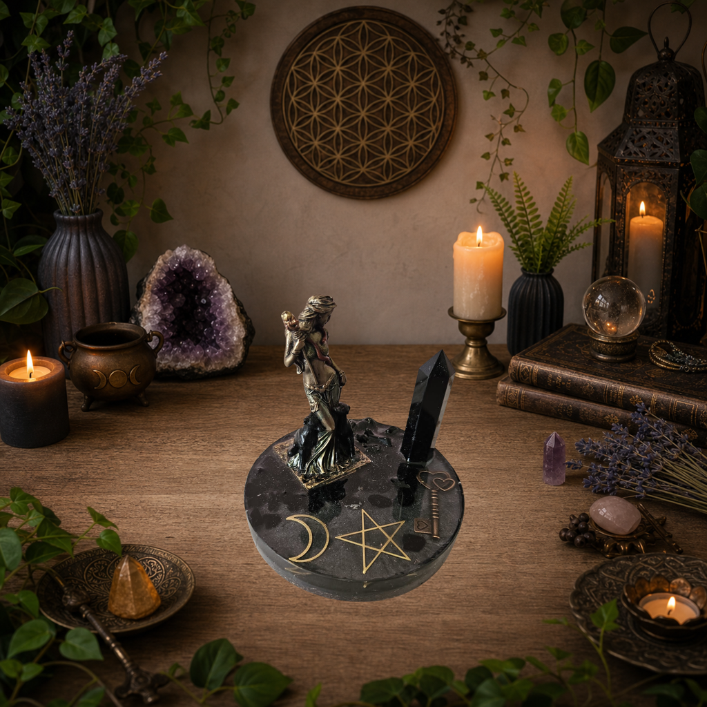 Hekate Mini Orgonite Charging Plate