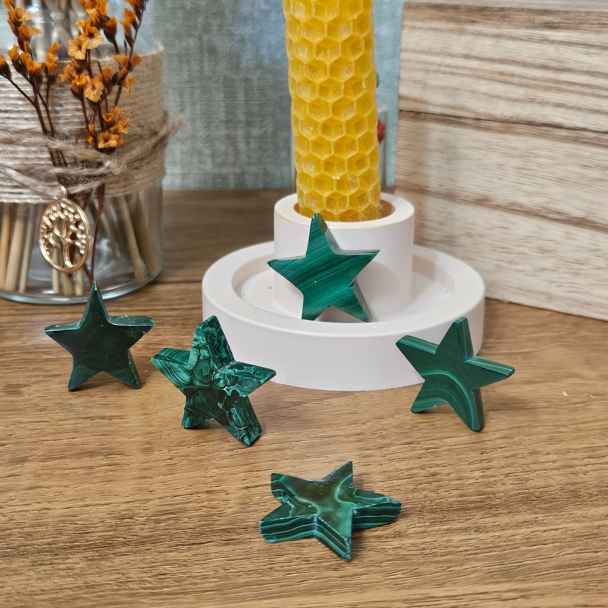 Malachite Star – Approx. 25mm | Intuitively Chosen