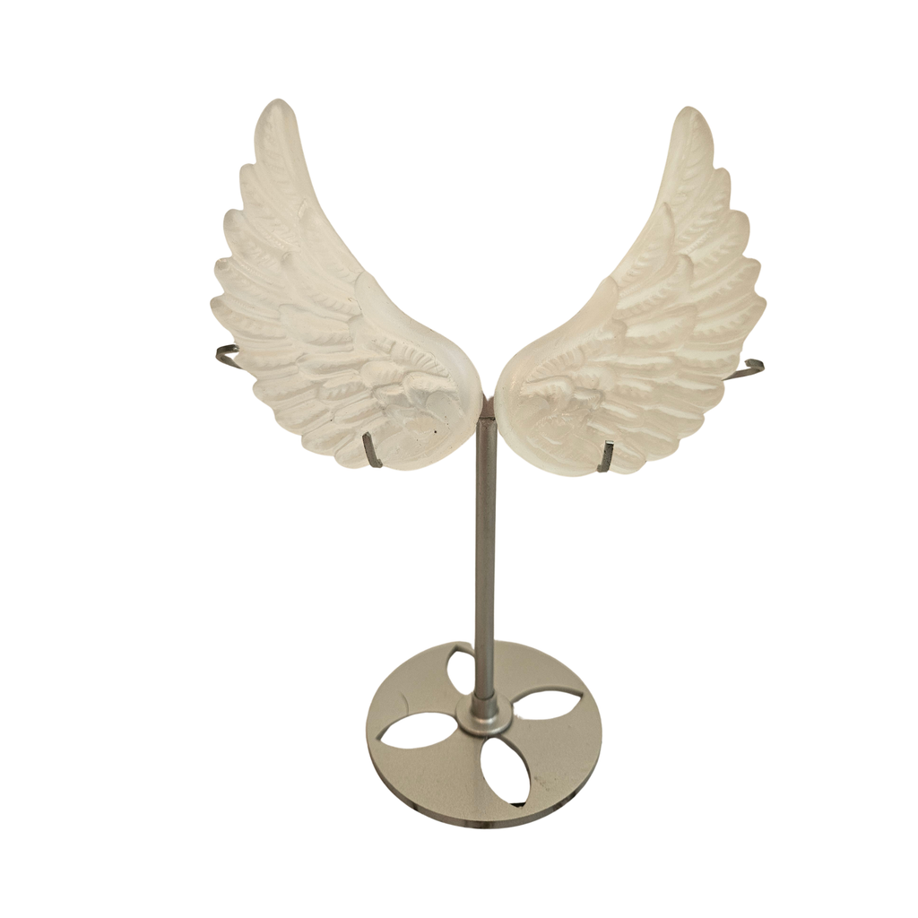 Selenite Angel Wings
