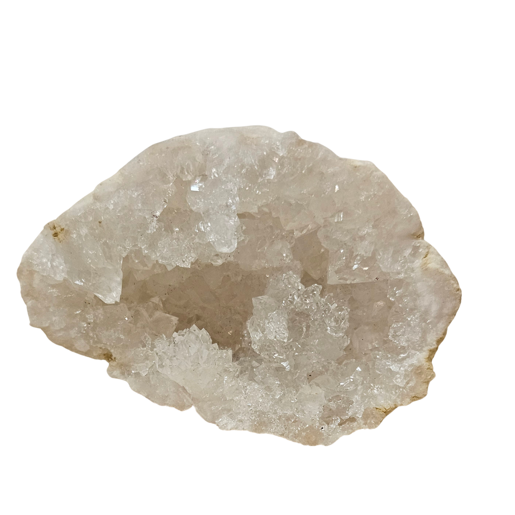 Quartz Geode Halves – Sparkling Natural Crystal Cavities