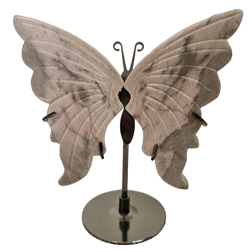 Pink Opal Large Butterfly