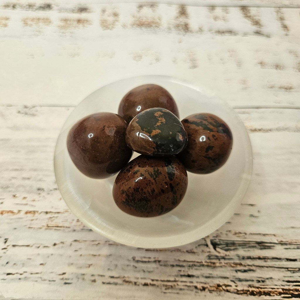 Mahogany Obsidian Tumble Stones