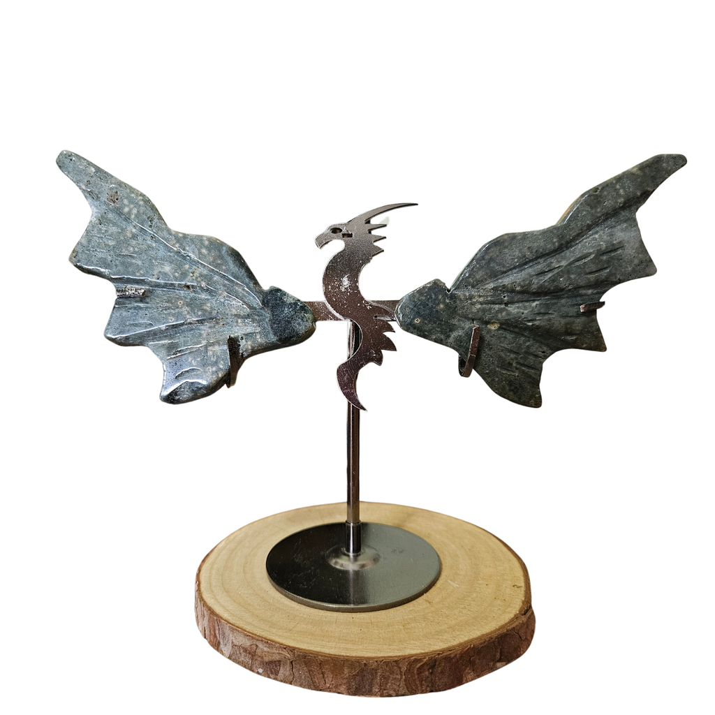 Ocean Jasper Dragon Wings