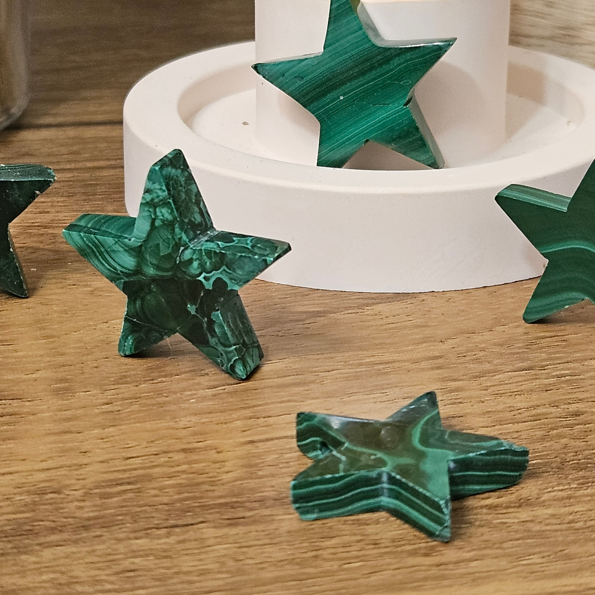 Malachite Star – Approx. 25mm | Intuitively Chosen