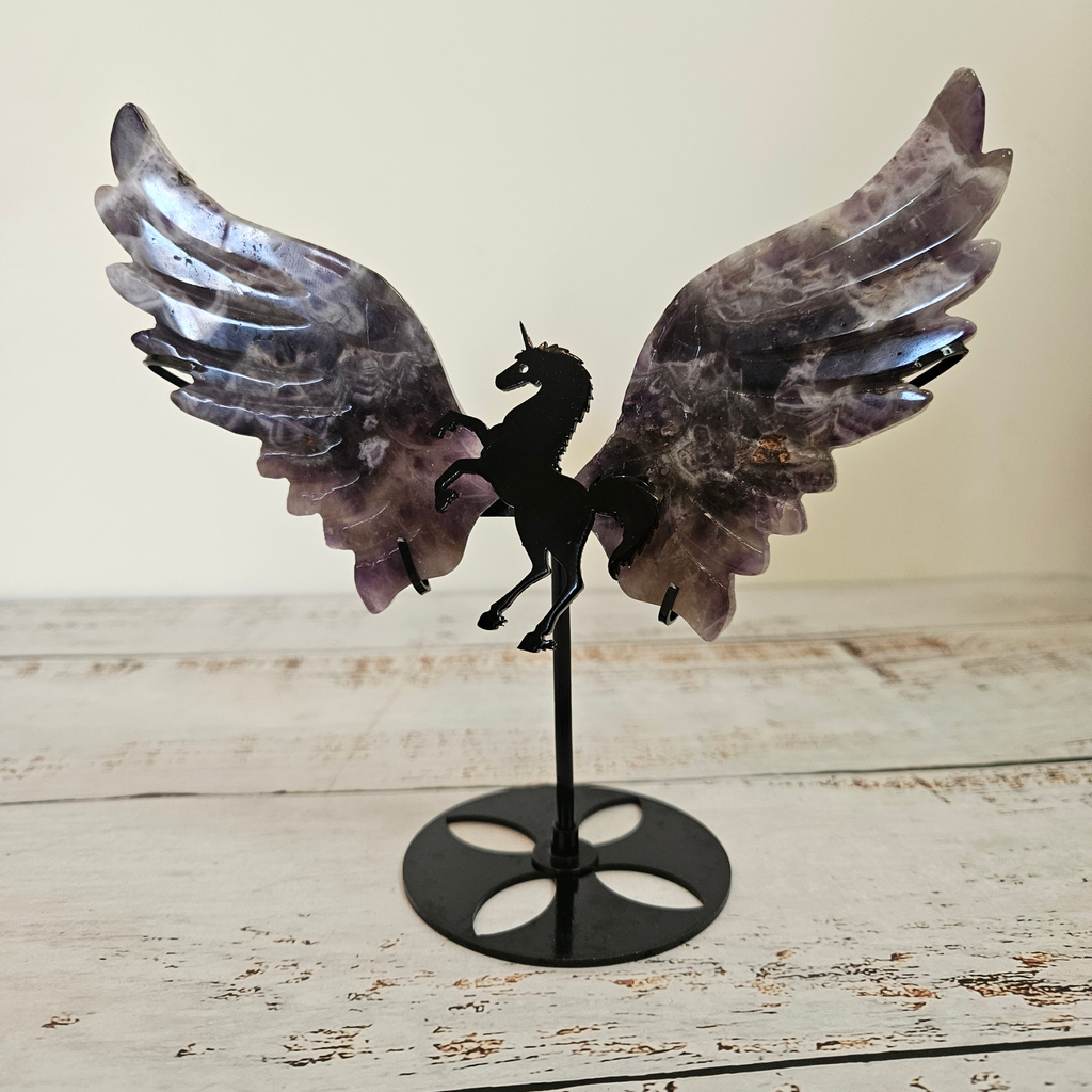 Amethyst Flying Horse Wings