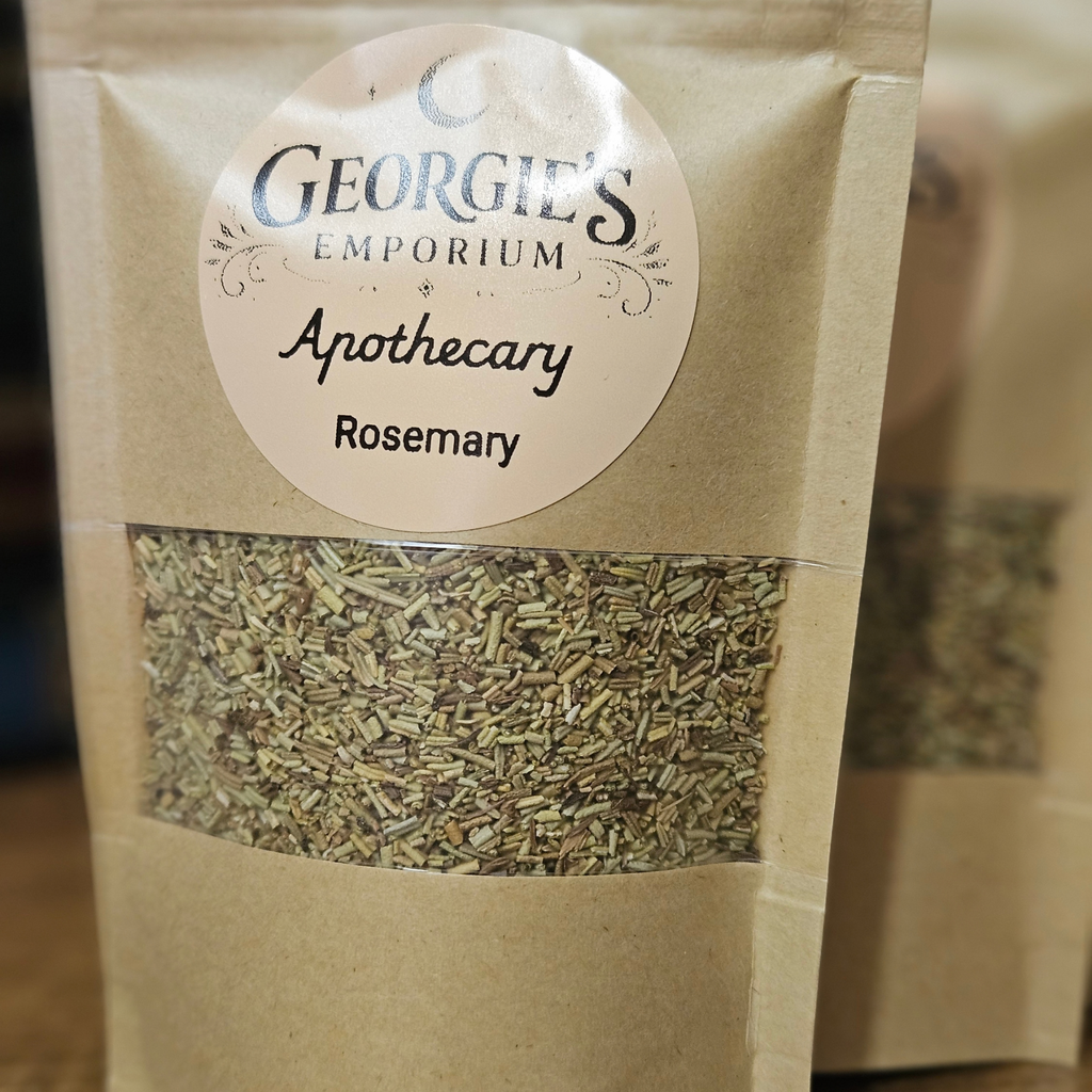 30g pouch of dried rosemary from Georgie's Apothecary