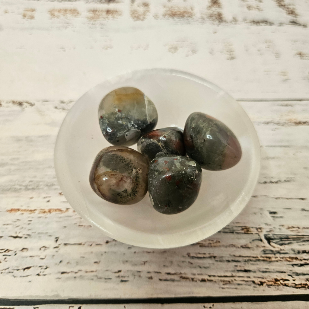 Bloodstone Tumble Stones