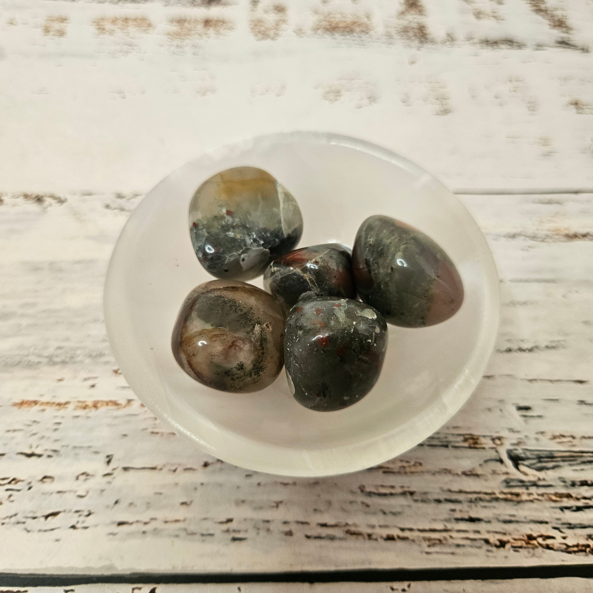 Bloodstone Tumble Stones