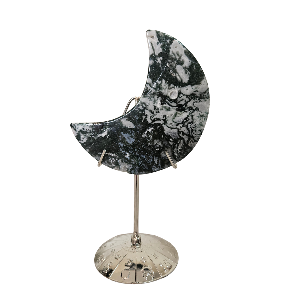 Moss Agate Moon