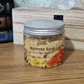 Ancient Wisdom Vitamin C whipped soap with Orange and Lemon essential oils in a 120g screw-top jar.