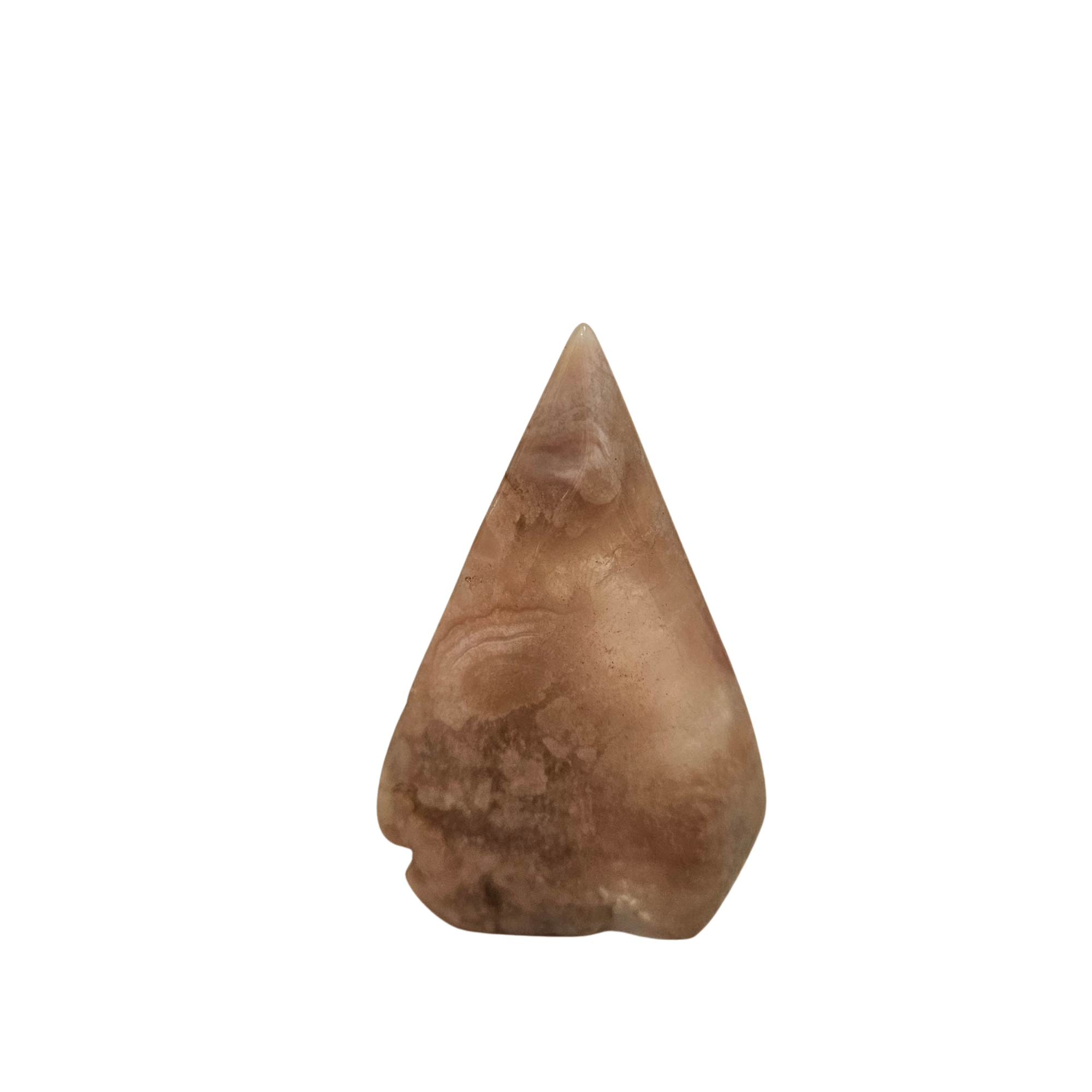 Flower Agate Teardrop