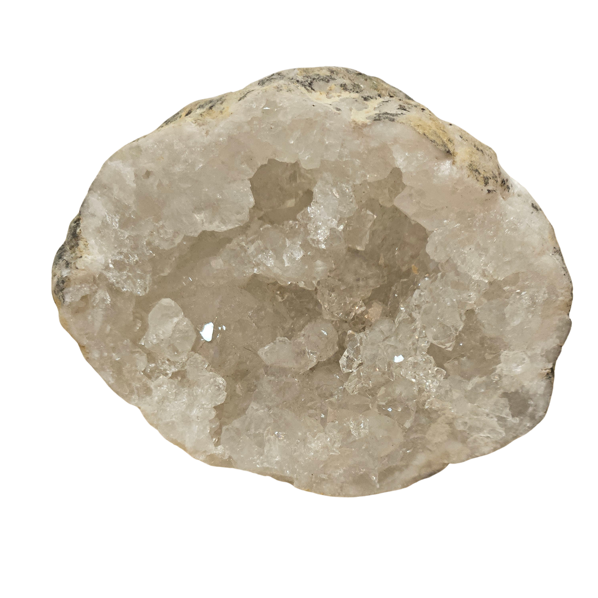 Quartz Geode Halves – Sparkling Natural Crystal Cavities