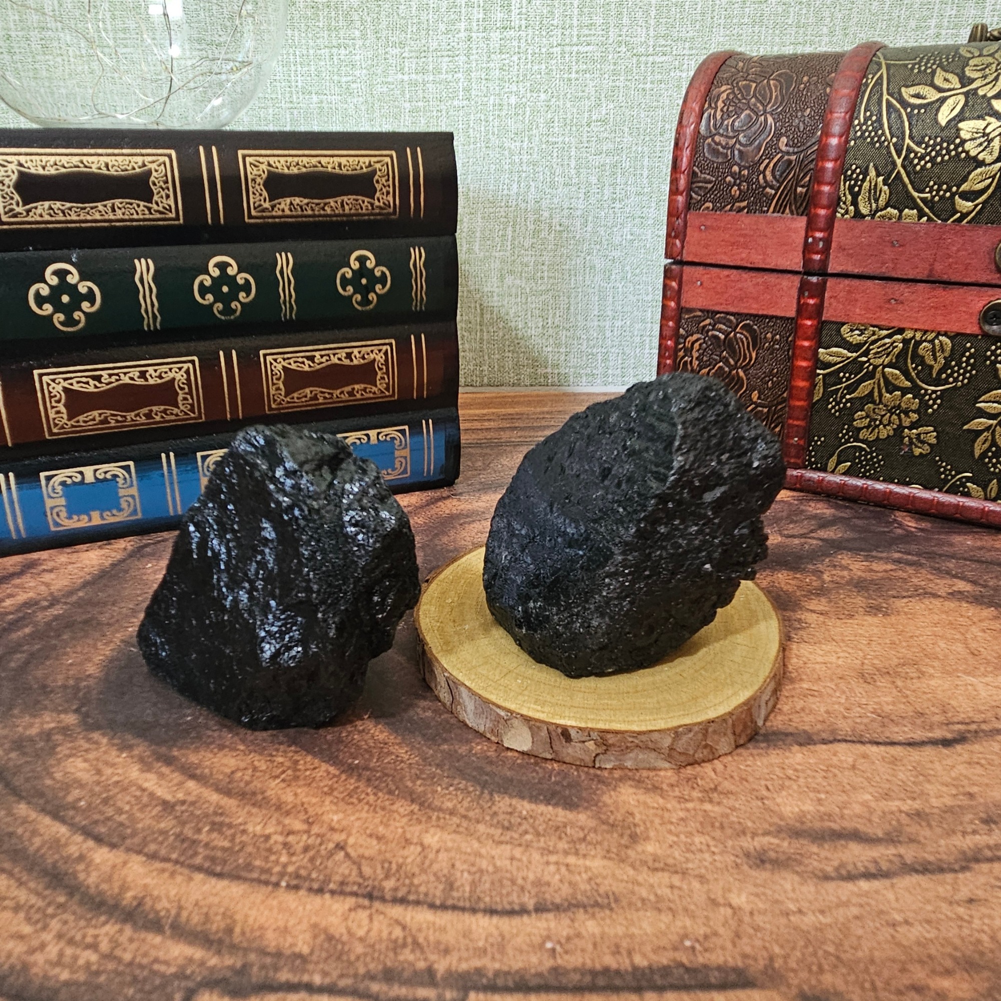 Large Raw Black Obsidian Crystal