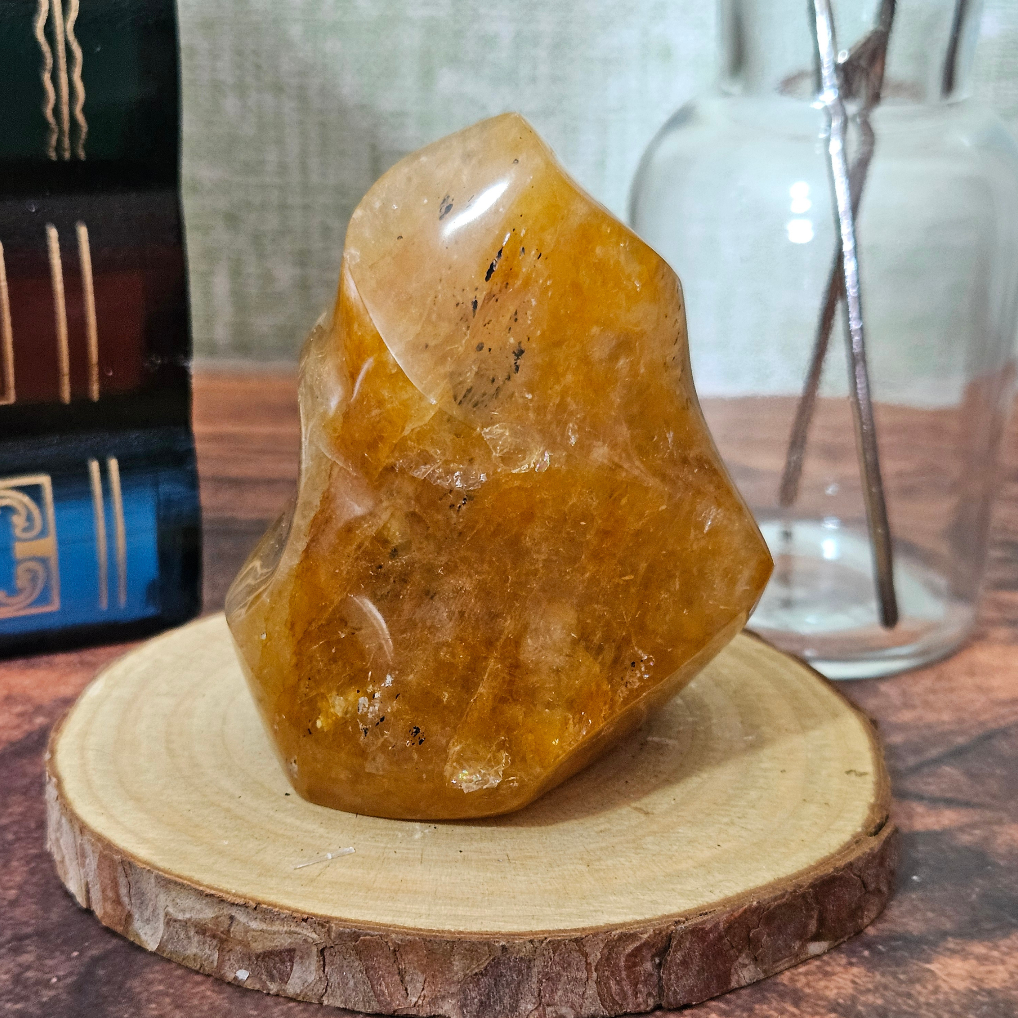 Golden Healer Quartz Flame
