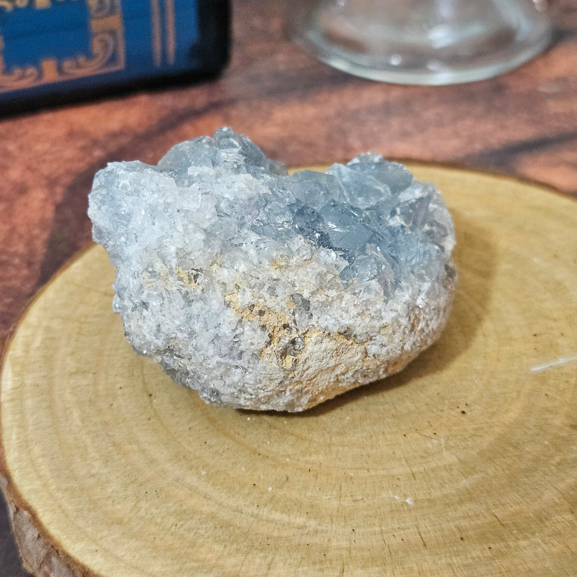 Natural Celestine (Celestite) Crystal Cluster