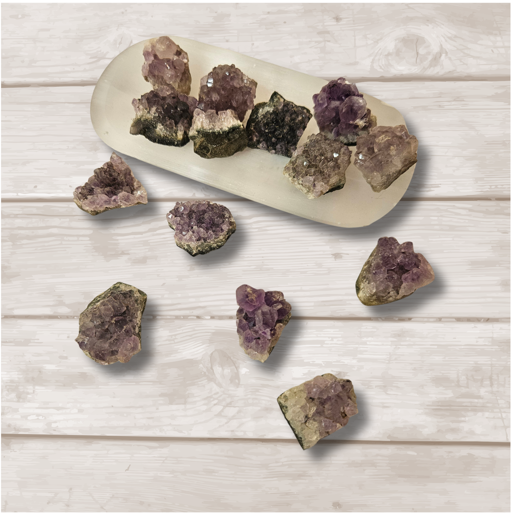 Mini Amethyst Cluster – Intuitively Chosen