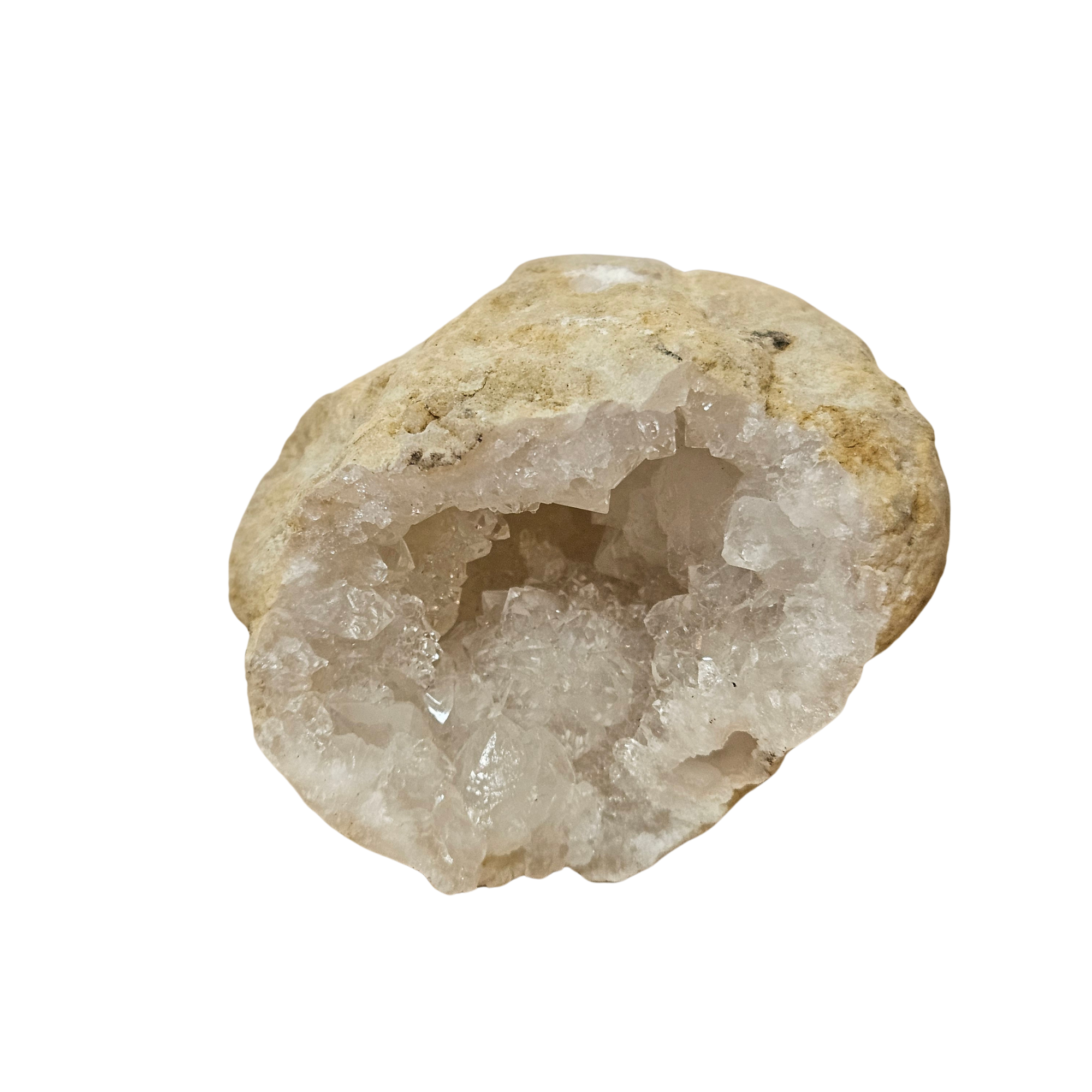 Quartz Geode Halves – Sparkling Natural Crystal Cavities
