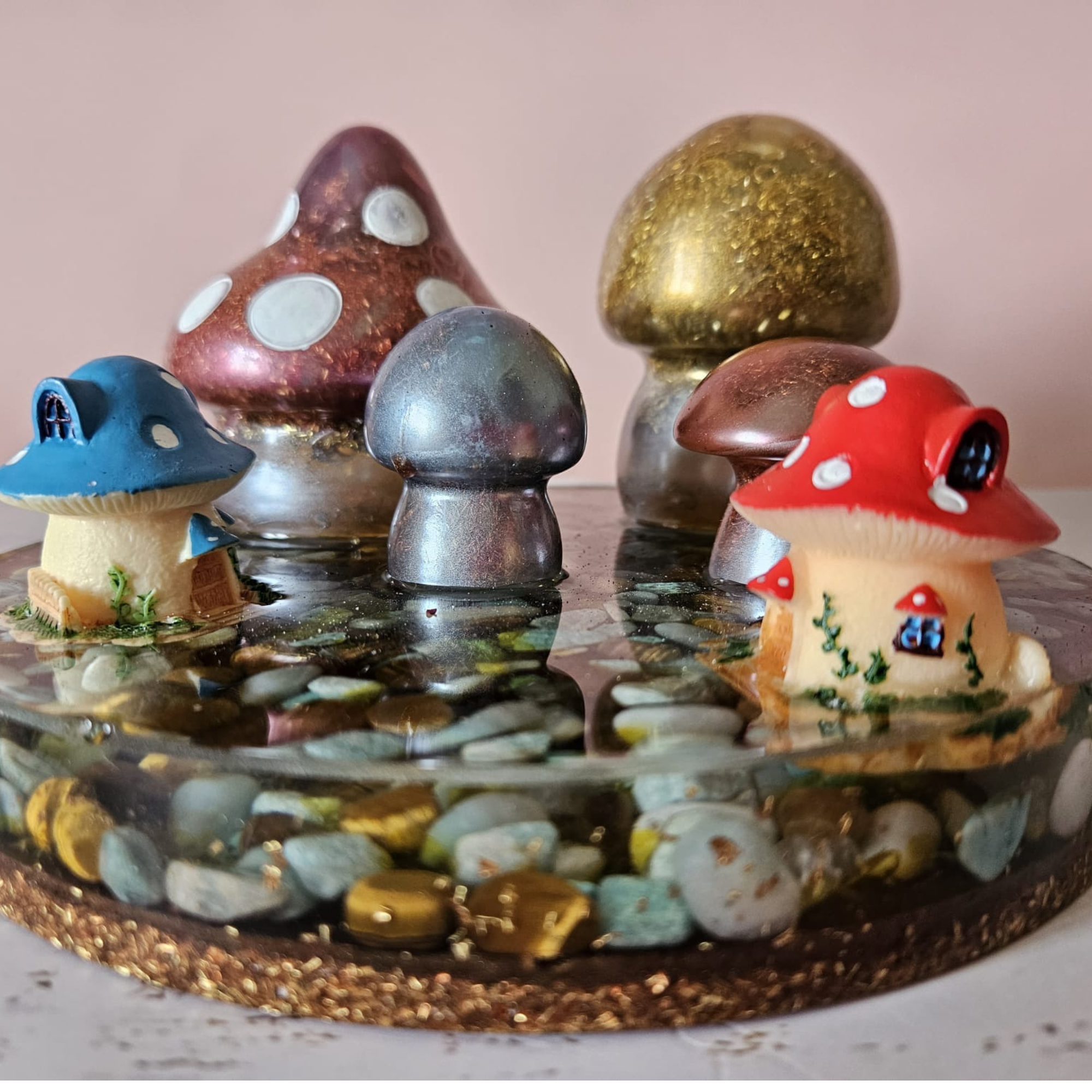 Orgonite Mushroom Charging Plate