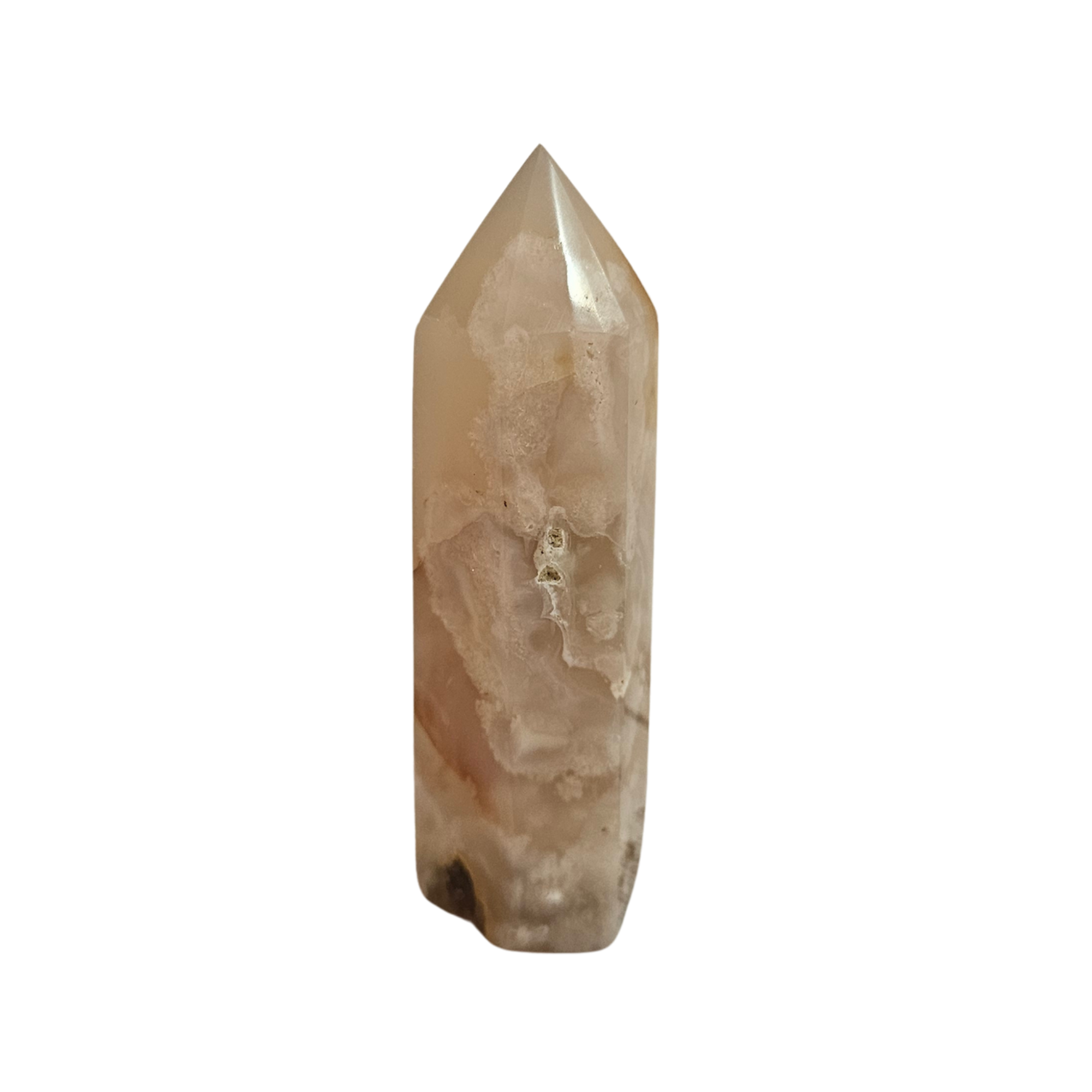 Flower Agate Tower (8-9 cm)
