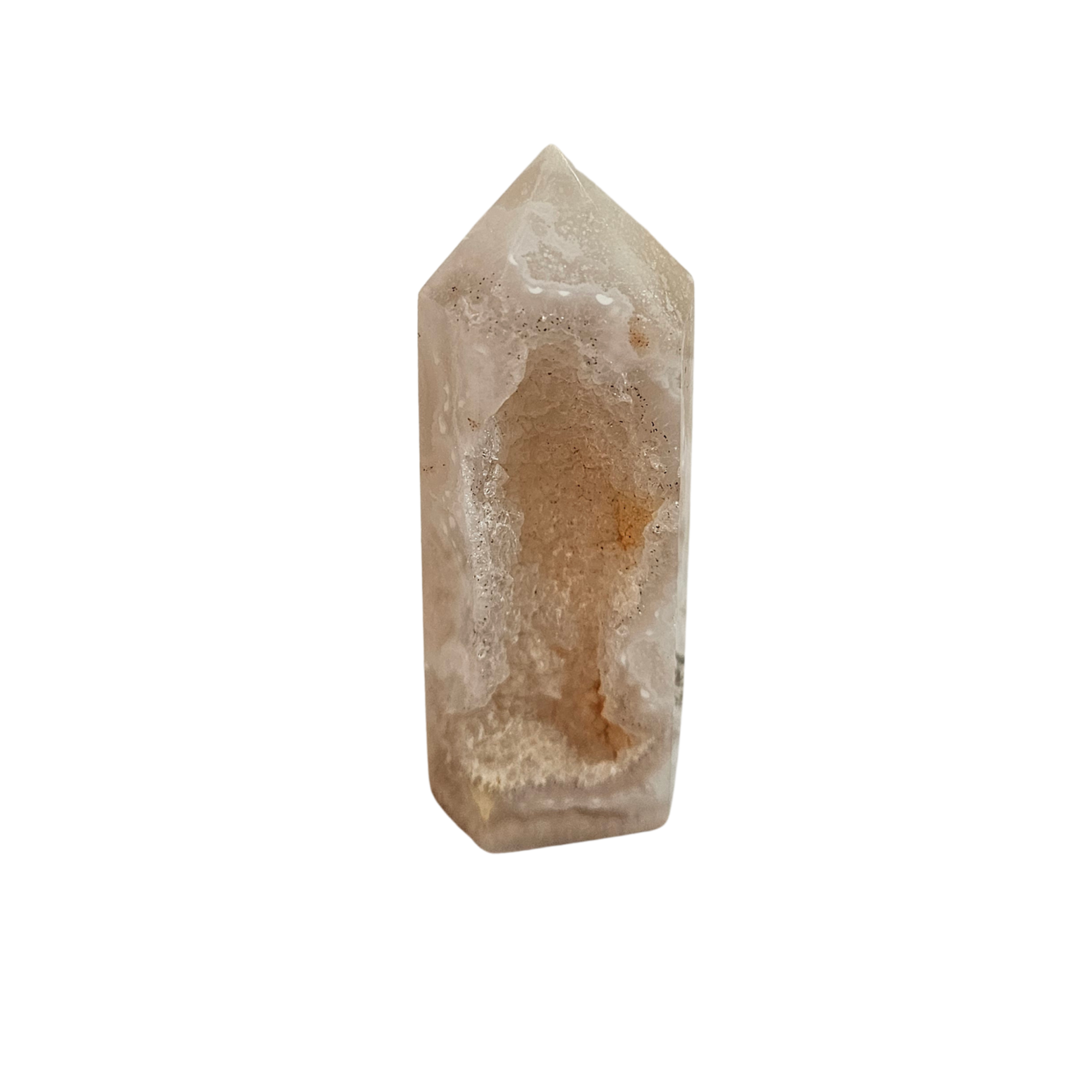 Flower Agate Tower (8-9 cm)