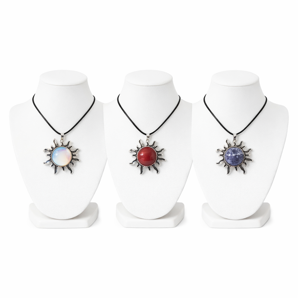 Sunburst Crystal Pendant