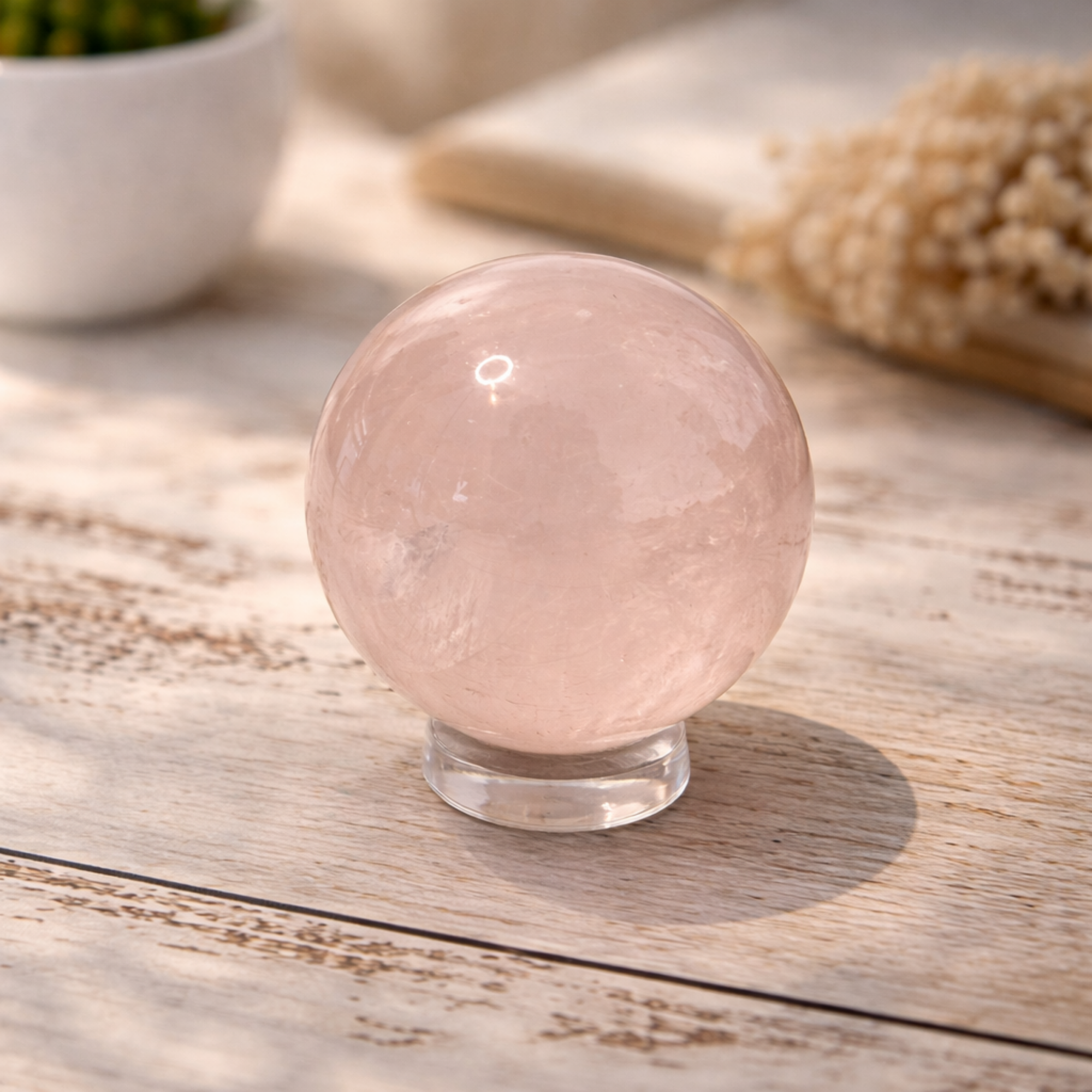 Rose Quartz Sphere (40mm)