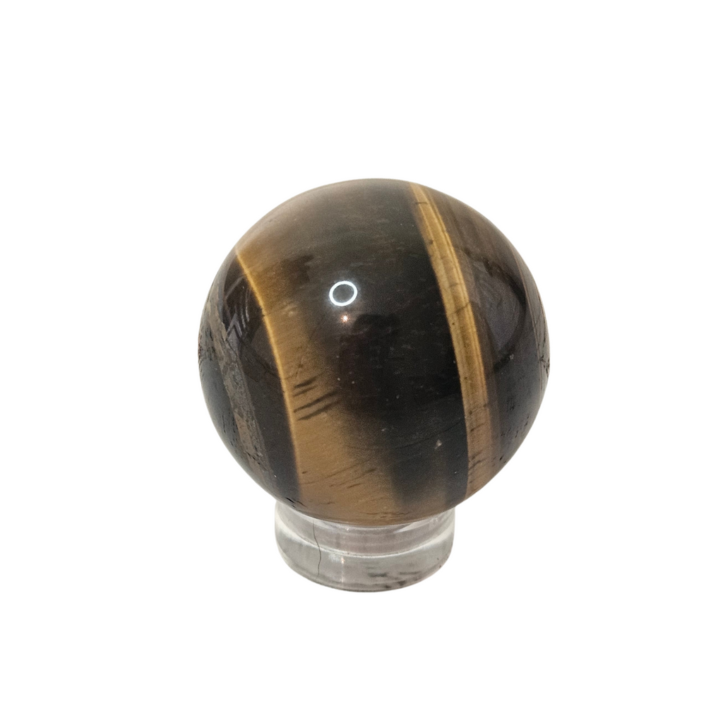 Tiger’s Eye Mini Sphere (25–30mm)