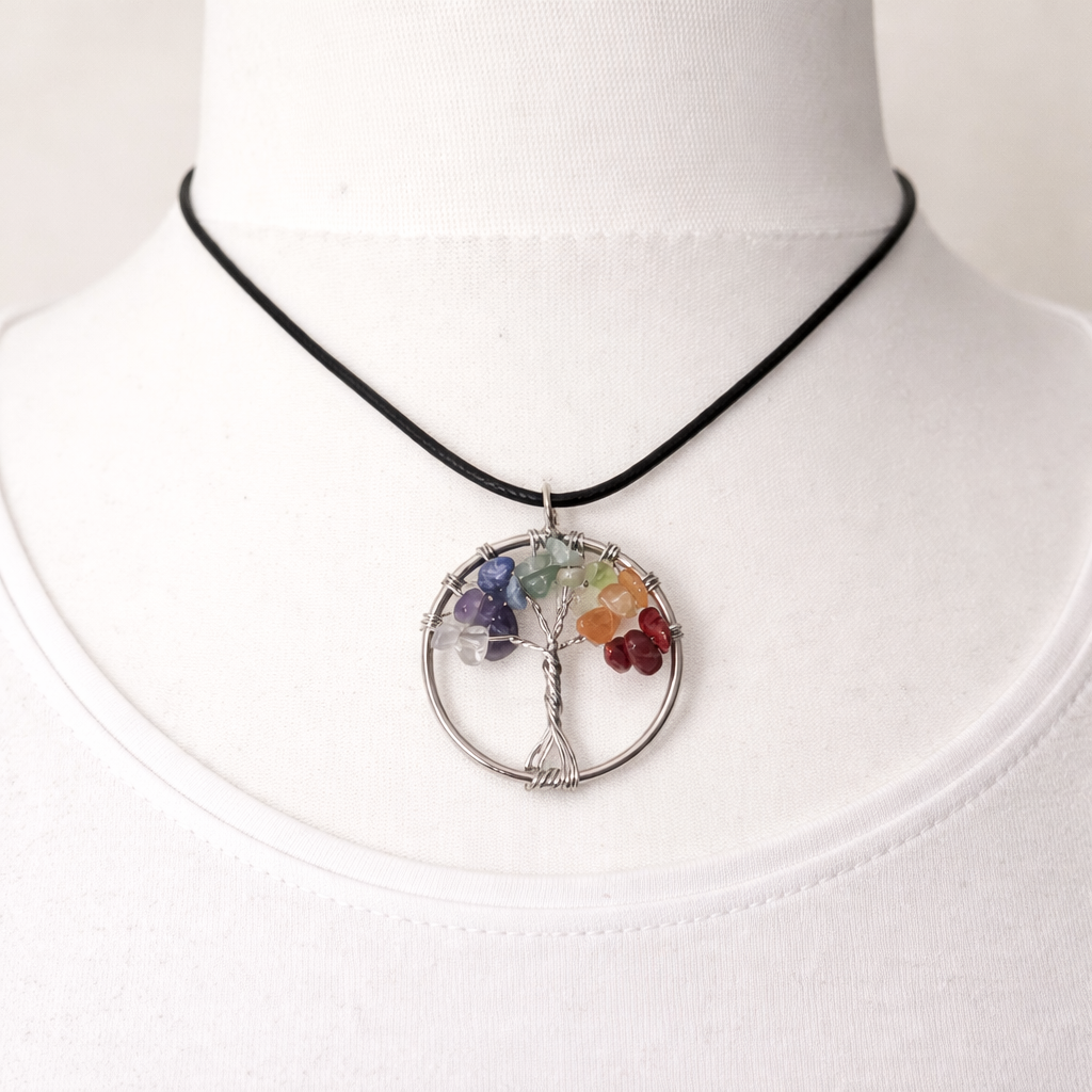 Crystal Tree of Life Pendant